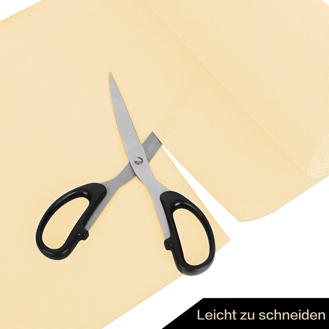 Longing Home Tablecloth Roll, 1 × 25M, Beige, Disposable Non-Woven Fabric-Like Tablecloth Roll, Bulk Tablecloth Roll, Suitable for Birthday, Party, Decor