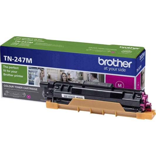 Brother TN-247M Original Jumbo Toner Cartridge (for Brother DCP-L3510CDW, DCP-L3550CDW, HL-L3210CW, HL-L3230CDW, HL-L3270CDW, MFC-L3710CW, MFC-L3730CDN, MFC-L3750CDW, and MFC-L3770CDW) in magenta, XL.