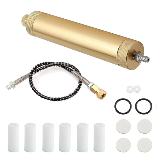 Air compressor filter, water and oil separator filter with high pressure hose, PCP air pump high pressure air filter with quick connect, diving oil-water separator regulator