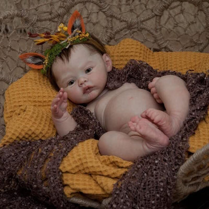 Zero pam Reborn Baby full silicone lifelike 45 cm washable dolls with hair baby doll like real baby silicone baby girl realistic looking baby dolls