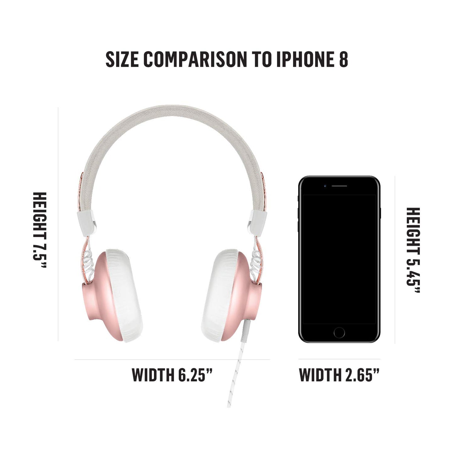 House of Marley Positive Vibration 2 headphones, noise isolation, premium sound, microphone, sustainable materials, recyclable packaging, supports One Tree Global reforestation - Copper