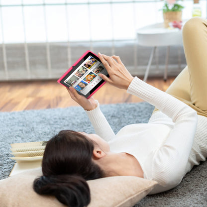 TopLuck 7-inch Android tablet with dual cameras, Wi-Fi, Bluetooth, GPS, in black.