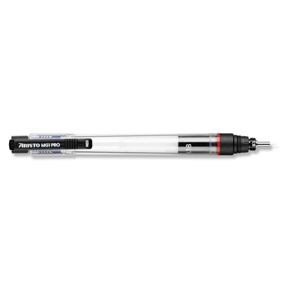 Aristo AR63018 MG1 PRO technical pen, line width 0.18 mm (chrome-plated drawing point for high precision and durability, consistent ink flow, easy to refill) transparent.