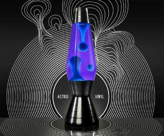 Mathmos Astro Vinyl Lava Lamp The Original - Purple/Turquoise.