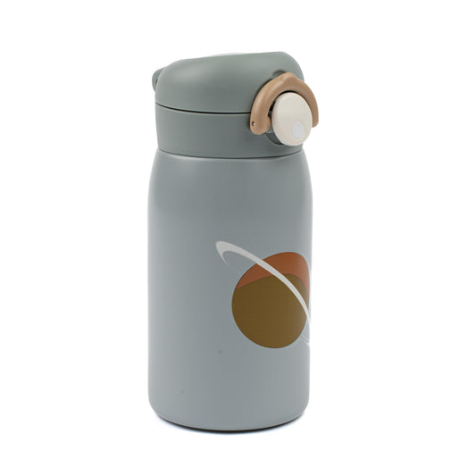 Fabelab water bottle for kids 320 ml | Kids water bottles with planet design | Stainless steel BPA-free water bottle | School leak-proof water bottle