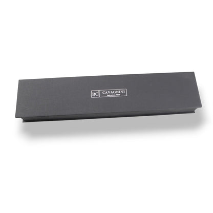 Cavagnini, elegant letter opener made of stainless steel and pewter, including gift box (Quill)