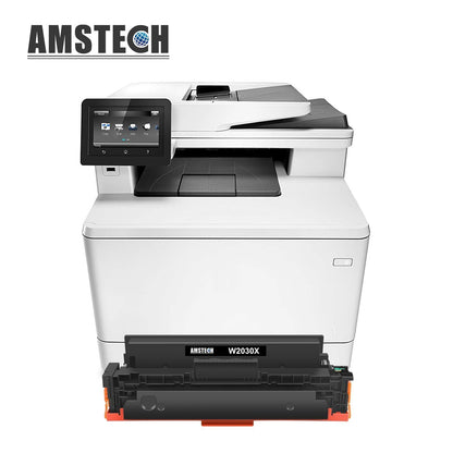 415X M479fdw Toner with Chip Compatible for HP 415X 415A Multipack Color Laserjet Pro MFP M479dw M479fnw M479fdn M454dw M454dn W2030X W2031X W2032X W2033X W2030A 4-Pack (Black Cyan Yellow Magenta)