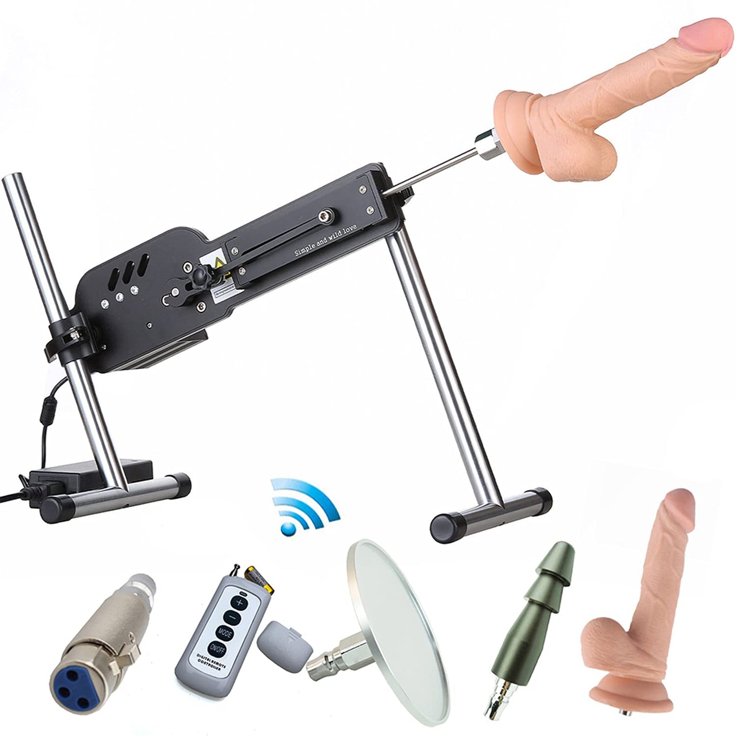 FREDORCH NEW Automatic Silent Sex Machine for Women and Men. Sex Machine for Masturbation Love, Retractable Vibrator, Sex Toy (Package C)