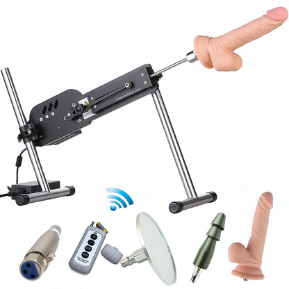 FREDORCH NEW Automatic Silent Sex Machine for Women and Men. Sex Machine for Masturbation Love, Retractable Vibrator, Sex Toy (Package C)