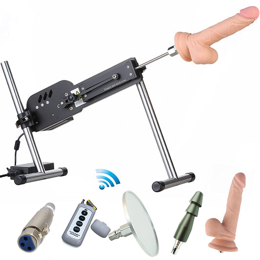 FREDORCH NEW Automatic Silent Sex Machine for Women and Men. Sex Machine for Masturbation Love, Retractable Vibrator, Sex Toy (Package C)