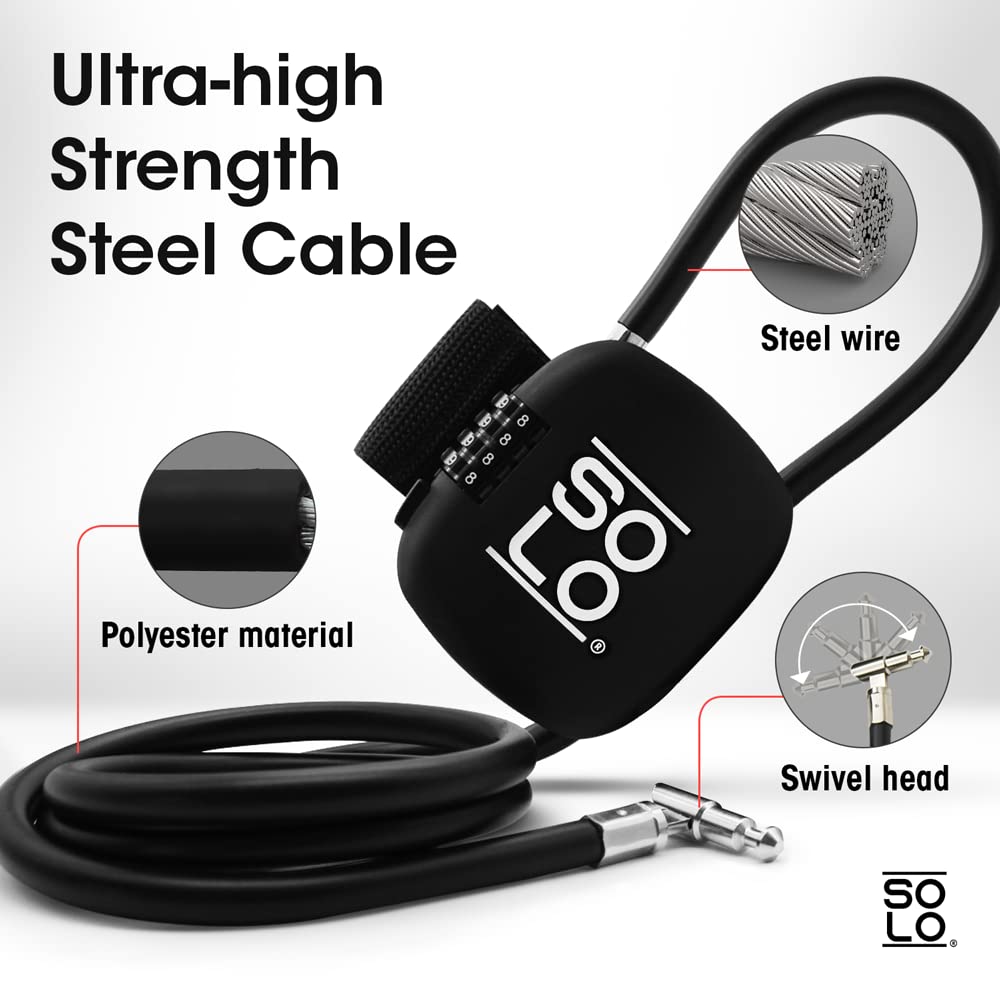 SCOOT LOCK SINGLE Portable Anti-Theft Electric Scooter, Bike Lock - New reinforced security for Xiaomi Ninebot Pure Electric Bird 8TEV Reid Inokim Razor (Chestnut Brown)
