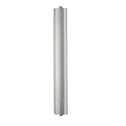 Victor Bar cutting ruler 50cm made of aluminum professional version non-slip - Metal ruler - Aluminum ruler 50cm - Cutting ruler with steel edge - Steel ruler 500mm - Cutting ruler