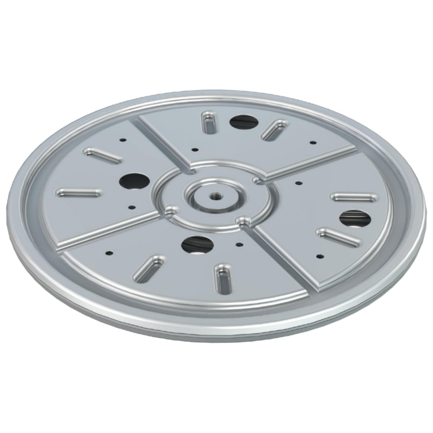 cyclingcolors Swivel plate Heavy duty 282 mm swivel fitting 360° ball-bearing turntable Steel turntable Pressure ball-bearing 300 kg swivel extension with swivel plate Furniture cabinets