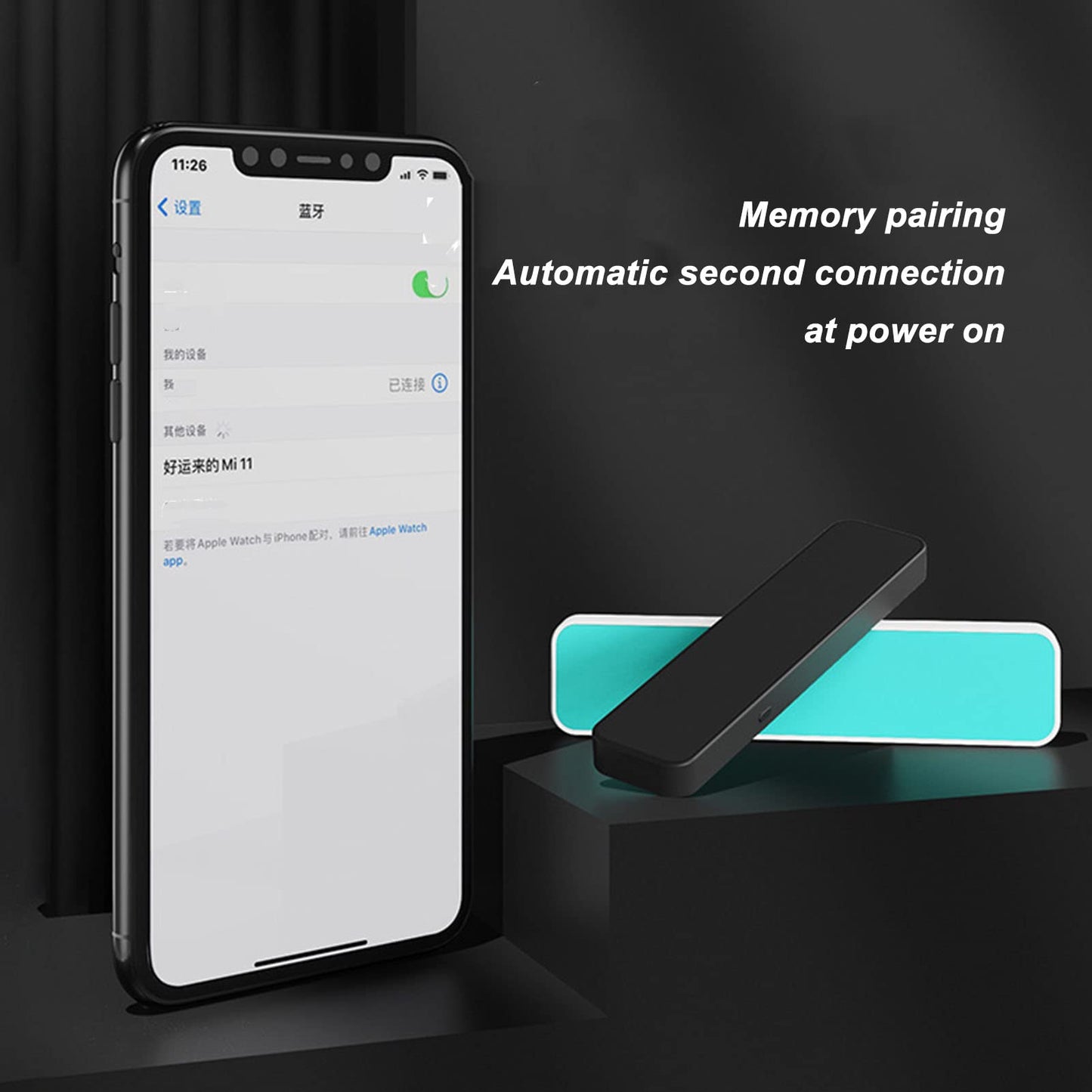 BT Pillow Speaker for Sleeping, Bone Conduction Stereo Wireless Music Sleep Speaker, Under Pillow Speaker, Insomnia, White Noise, 20 Hours Playtime.