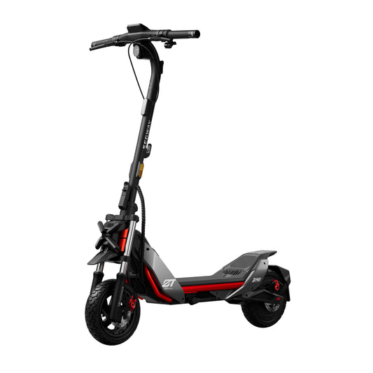 Segway ZT3 Pro D, street-legal E-Scooter, 70km Eco range, 56km range at 20km/h, full suspension, 120kg weight capacity, 25% incline, Apple FindMy, off-road tires, waterproof, Ninebot.