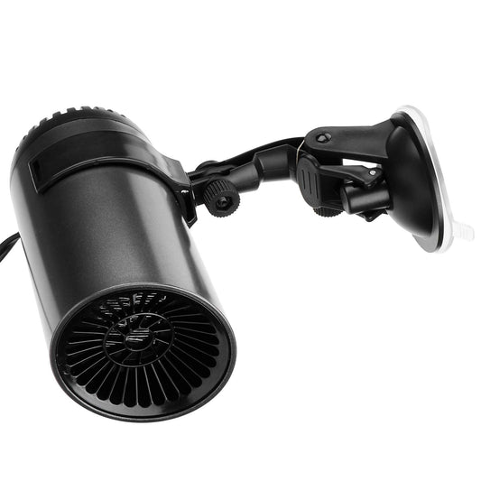 2 in 1 car cooling and heating fan with suction cup 150W Portable 12V cigarette lighter for car camping travel outdoor indoor cars