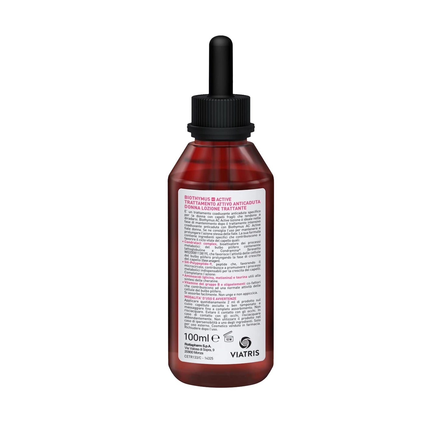 Biothymus Active Donna lotion against hair loss for women, active treatment, for brittle hair, 100 ml
