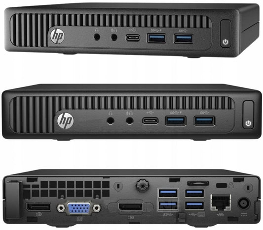 HP 18cm Silent Mini-PC for Business Office Multimedia use with 3-year warranty! Intel Pentium 4400T 2x2.90GHz, 16GB DDR4, 512GB SSD, USB3, Windows 11 Prof. 64-Bit. Price: $779.