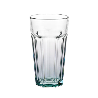 TREND FOR HOME Cocktail Glasses Large Drinking Glass Cuba Libre Glasses | 700 ml | Set of 6 | Cocktail Highball Water Glass Set XXL Tumblers Retro Design | GIGI Collection | WATERCOLOR OMBRE - Hand wash
