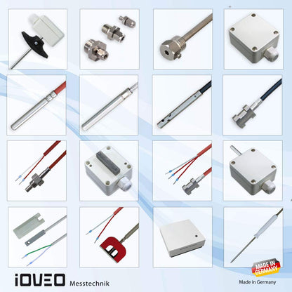 iOVEO 035HP02207 - PT1000 temperature sensor with PVC cable up to 105°C, sensor, memory sensor, heating, 7 meters (Pack of 2)