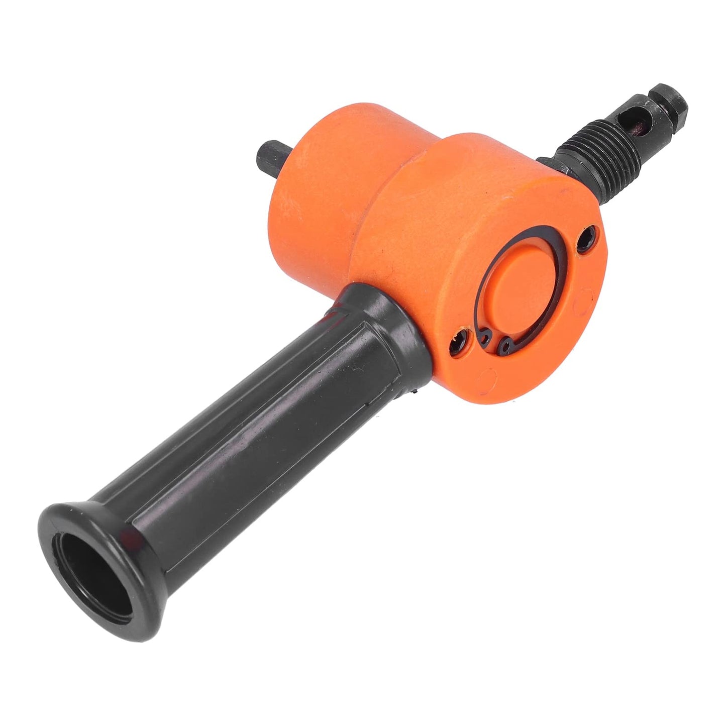 Kadimendium double head nibbler 360° adjustable versatile drill attachment metal cutter double head sheet nibbler for straight, curves, and circular cuts.