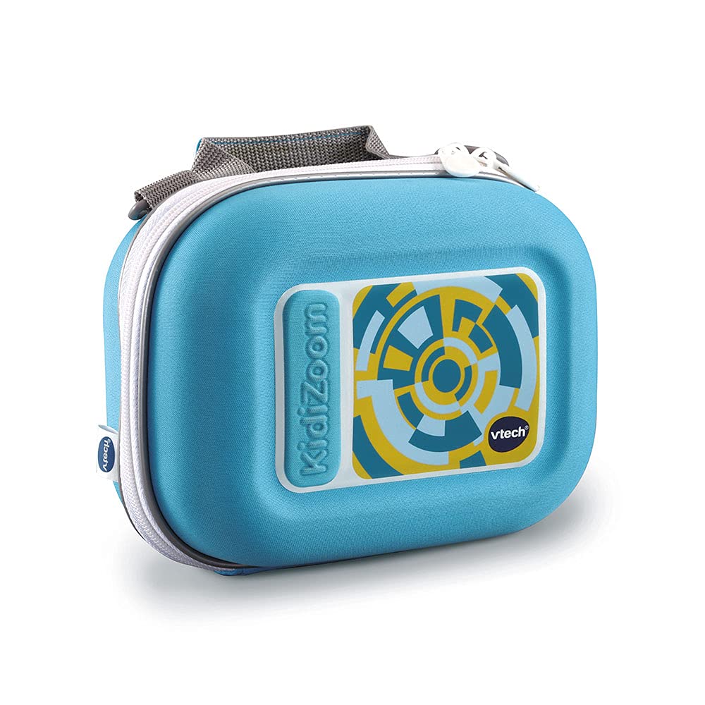 VTech KidiZoom Touch 5.0 - Kids camera with touchscreen, selfie and video functions, effects, games, and more - for ages 5-12 & KidiZoom carrying case - Vtech 417349 kids camera, multicolor