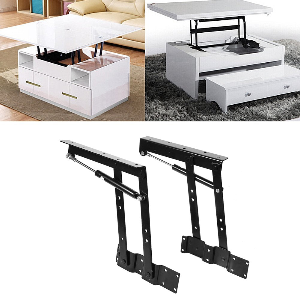 1 pair of furniture hinge springs lift-up spring hinges coffee table mechanism hardware top lifting frame for hardware furniture table