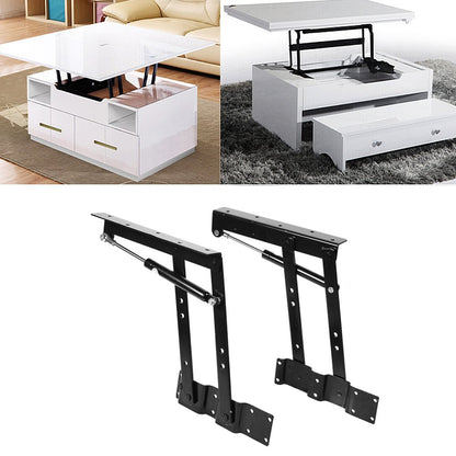 1 pair of furniture hinge springs lift-up spring hinges coffee table mechanism hardware top lifting frame for hardware furniture table