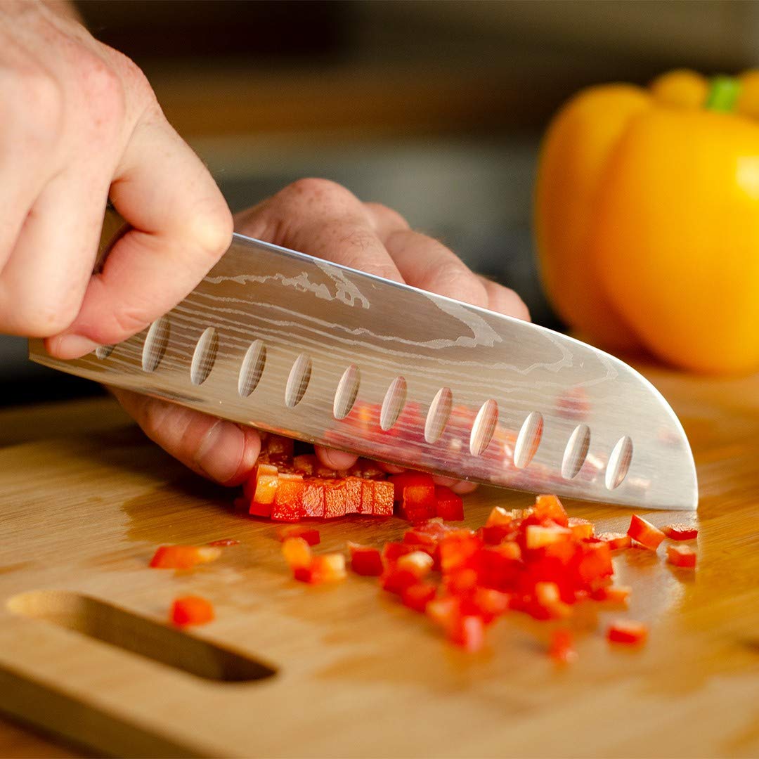 Pamura - 8-piece CULTRO knife set - High-quality & sharp blades - Durable - Long-lasting