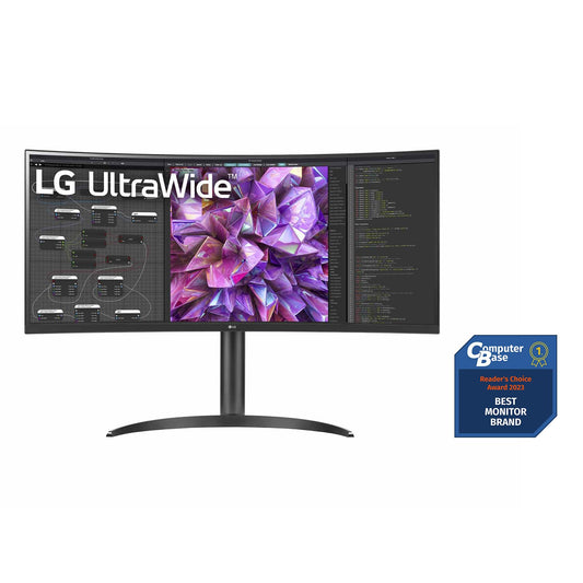LG Electronics 34WQ75X-B.AEU IPS 21:9 UltraWide Monitor 34" (86.72 cm), TFT-LCD Active Matrix with White LED Backlight, Anti-Glare, Black