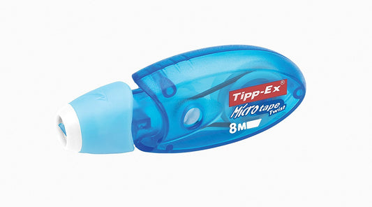 Tipp-Ex correction tape Micro Tape Twist with protective cap, 8m x 5mm, 10-pack, perfect for office, home office, or school.