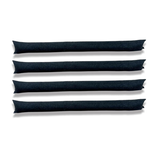 4 pieces of 150CM water-activated flood barriers for house doors, sandless flood protection bags for garages and basements (150CM-4 pieces)