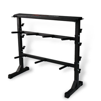CCLIFE Dumbbell Rack Dumbbell Stand Weight Rack Barbell Rack Barbell Stand ZERRO
