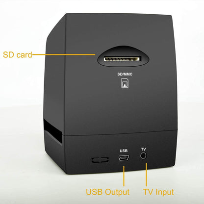 DIGITNOW! Slide Scanner Converts 35mm/135 Negatives and Slides to Digital JPEG, Film Scanner with High Resolution of 1800 DPI, No Computer Required