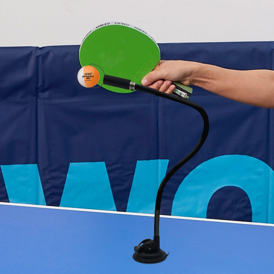 GEWO Spin Coach Table Tennis Spin Trainer - Training aid with suction cup & flexible arm - Ping Pong ball for spin exercises - Perfect for kids & adults - Table tennis trainer for home