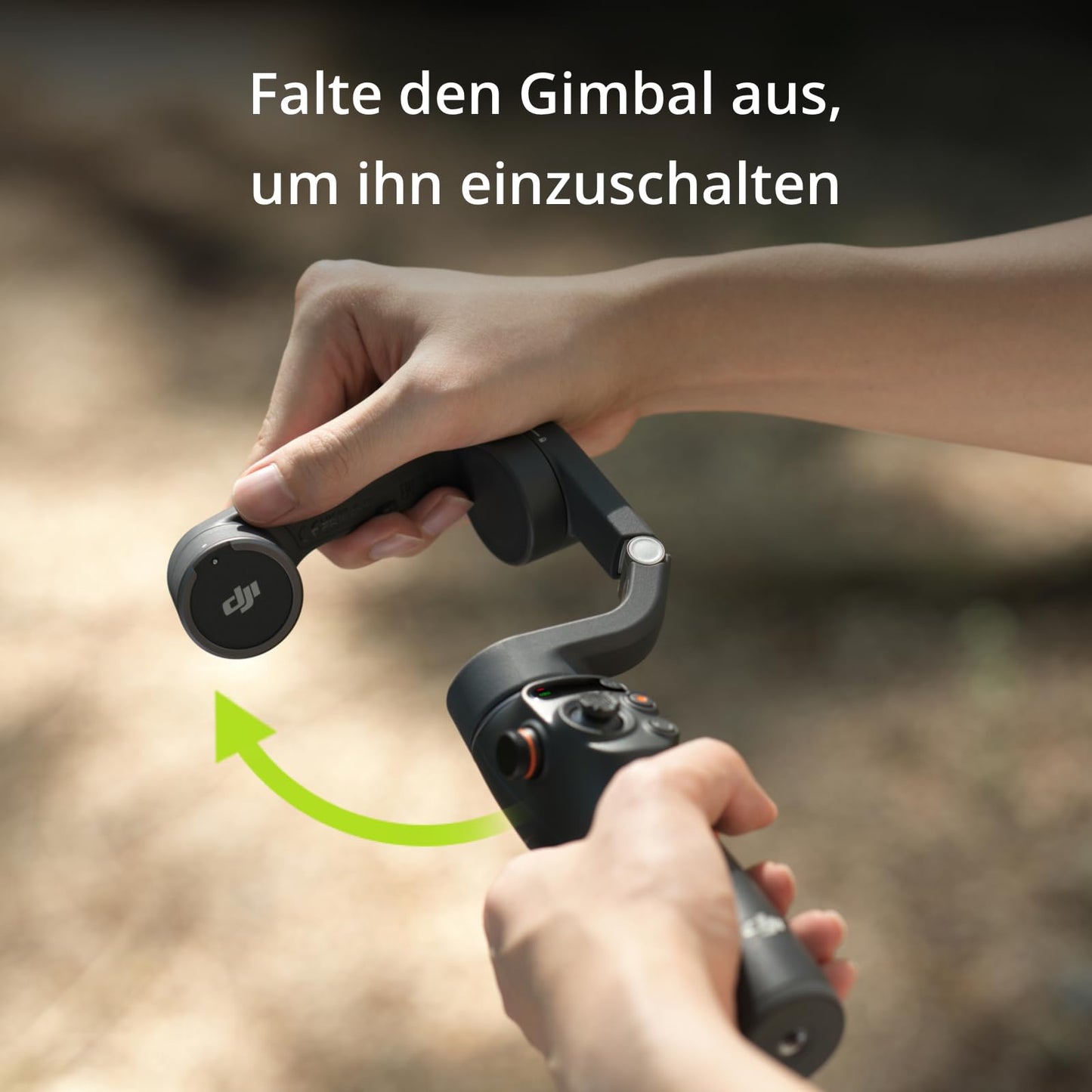 DJI Osmo Mobile 6 Fill Light Combo, 3-axis smartphone gimbal, integrated extension pole, portable & foldable, Android & iPhone gimbal, object tracking, additional light phone clamp, Platinum Grey