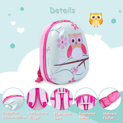RELAX4LIFE Kids Suitcase with Wheels, 2 Piece Kids Luggage Set, Suitcase (16 inch) + Backpack (12 inch), Travel Suitcase for Kids, Kids Luggage, Travel Luggage, Kids Trolley, ABS Hard Shell Suitcase (Model 3)