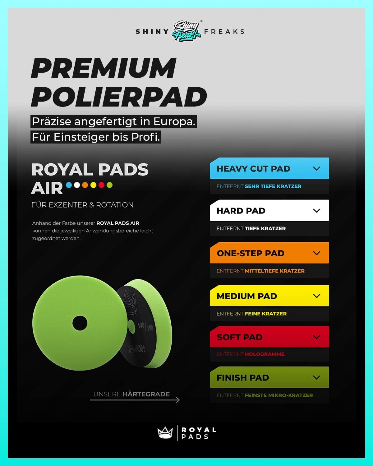 Polishing set: Koch Chemie Polishing Set + ZviZZer Thermo polishing pads + Dr. Wack paint sealant + accessories - Car polish | 21 pieces