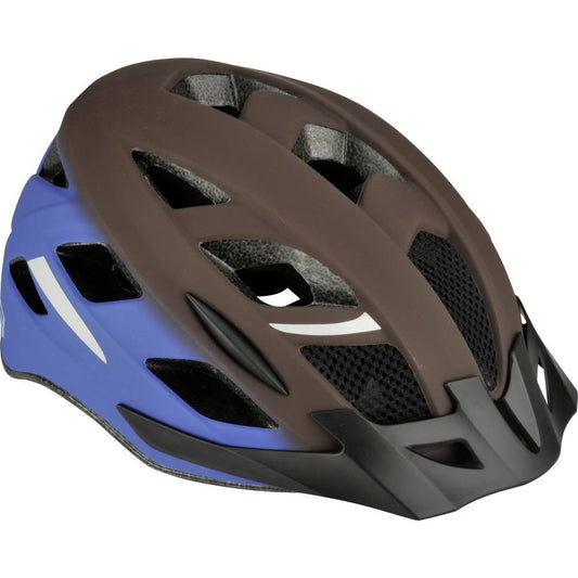 FISCHER Adult Bike Helmet, City Helmet Urban Jaro, S/M, 52-59cm, with illuminated inner ring system.