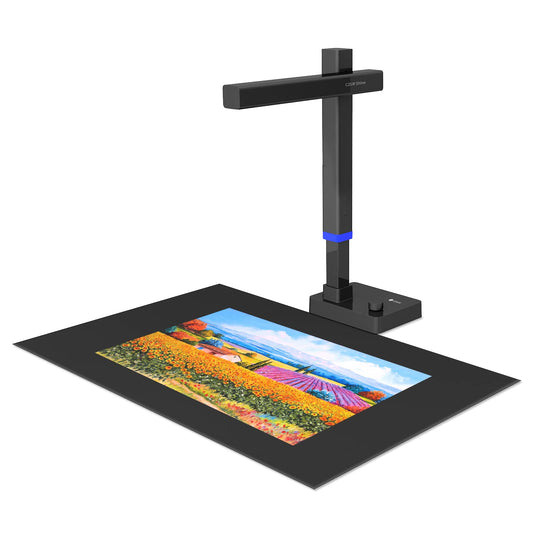 CZUR Shine Ultra Pro | Portable document scanner 24 MP document camera A3 book scanner OCR scanner Visualizer with fill light for home office online teaching Windows & macOS available