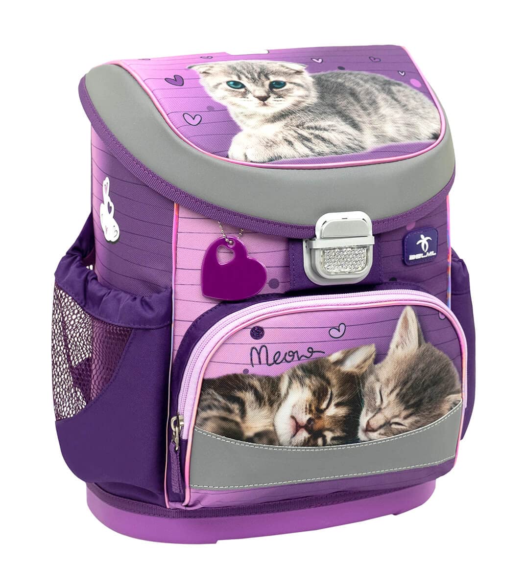 Belmil Mini-Fit school backpack set 4-piece (405-33/AG/S) (Little Caty 2)