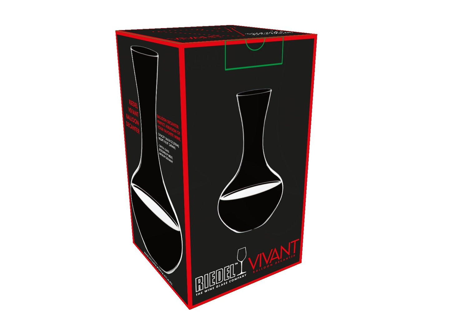 Riedel 0484/23 Vivant balloon decanter, crystal, clear.