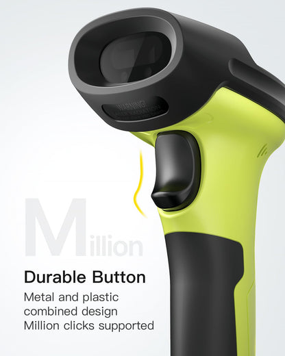 Inateck Barcode Scanner Wireless 2.4 GHz, 35m range, automatic fast and accurate scanning, 180 days standby time, BCST-60