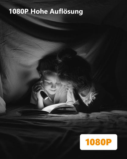 Imou indoor surveillance camera, 1080P WiFi camera with 360-degree rotation for pet/baby monitoring, featuring AI person detection, night vision, Alexa compatibility, Ranger 2.