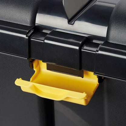 Tontarelli storage box with wheels, 50L storage bin shelf box with lid, stackable.
