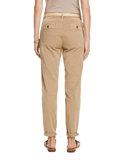 ESPRIT Women's 993EE1B312 Pants, 240/Taupe, 32W/32L