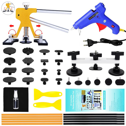Manelord Dent Repair Tool, Car Paintless Dent Removal Kit, DIY Golden Lifter for Vehicle Dent/Hail Damage Removal
