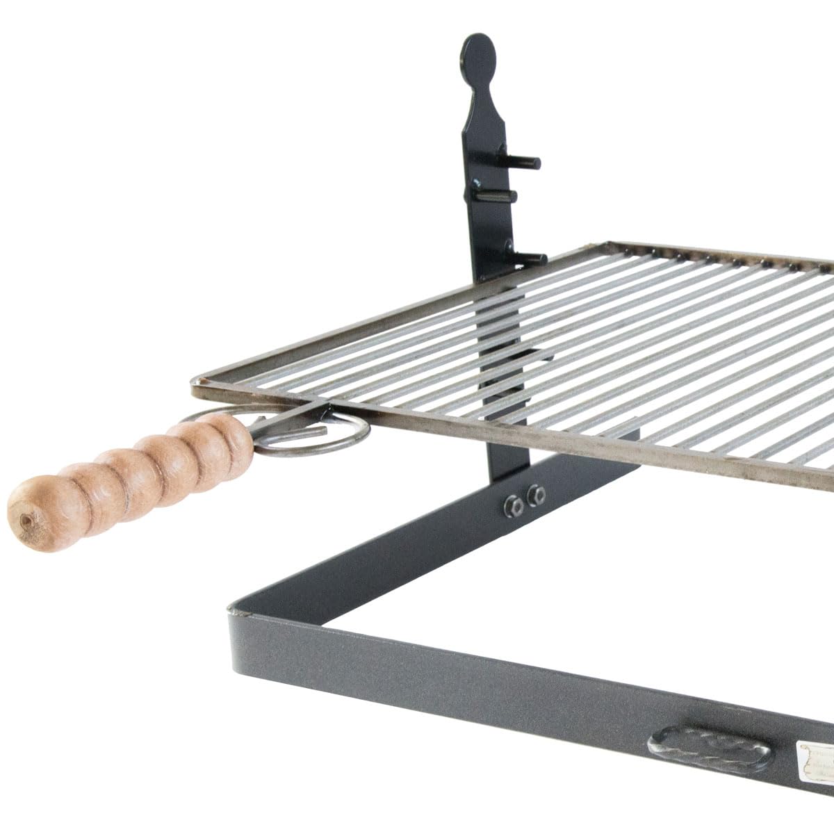Grill pan with stand and adjustable height 60 x 37 cm