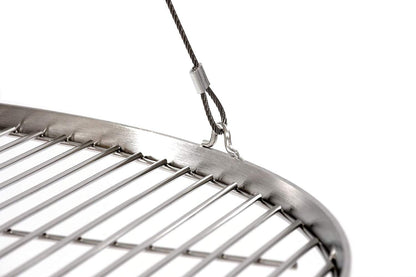 80 cm stainless steel grill grate for tripod swing grill BBQ grill. New with rope.