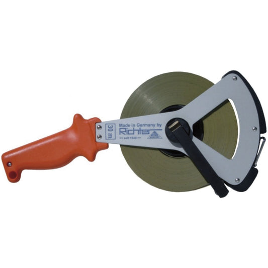 JUDGE steel measuring tape Metri Beginning B Accuracy II, 100m, white lacquered, 414W-V/100M